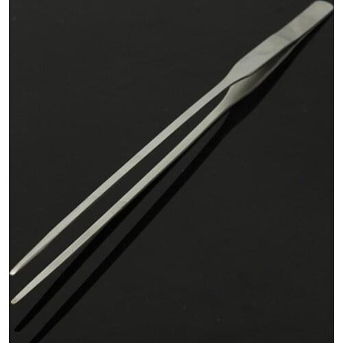 2pcs/lot Stainless Steel Aquarium Fish Tank Curve & Straight Tweezers for Aquatic Plant Maintenance Tools Kit