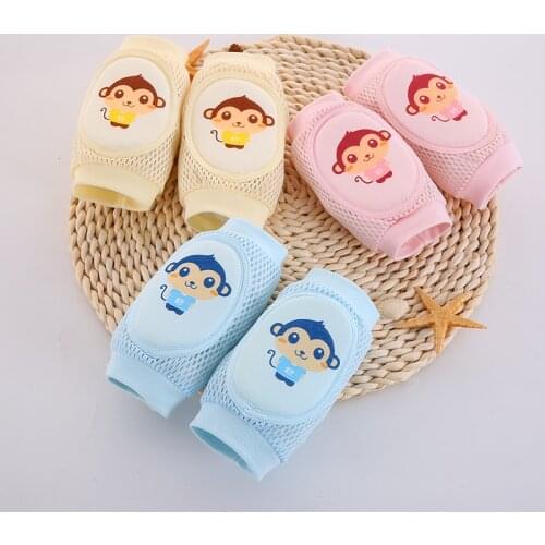 Baby Knee Pads Kids Girl Boy Crawling Elbow Protector Safety Toddlers Mesh Kneepad Leg Warmer Children Infants Cushion Legging