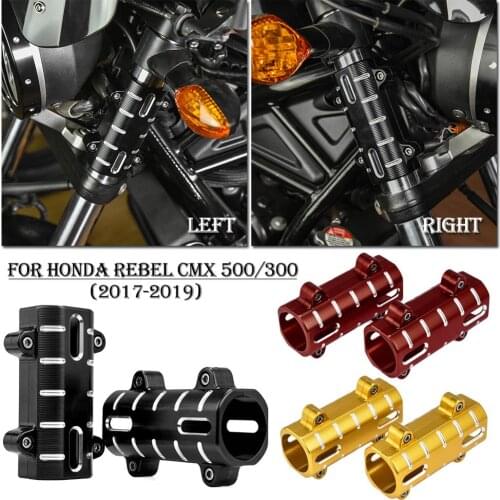Motorcycle CNC Front Fork Boot Shock Absorber Tube Slider Cover Gaiters For 2017 2018 2019 Honda Rebel CMX 300 500 CMX500 CMX300