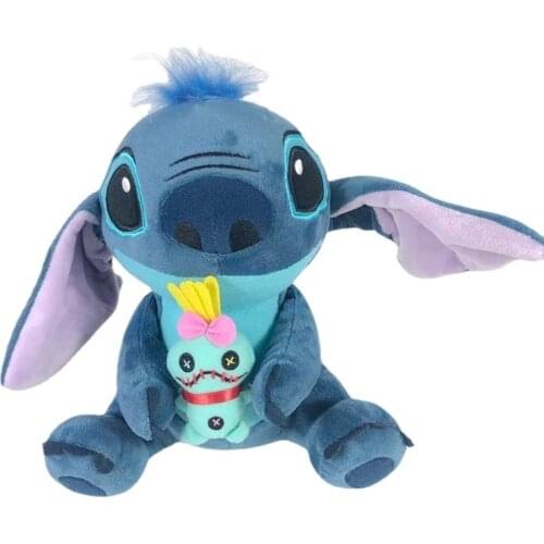 Disney Stitch Plush Dolls, 24cm, Cartoon Toy, Bestseller Toys, Birthday Gift for Kids, Cartoon Doll
