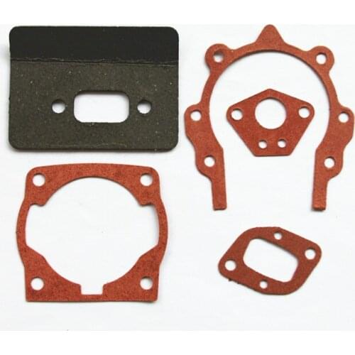 Full gasket set for Mitsubishi TL43 TL52 engine Brush cutter trimmer muffler carburetor cylinder crankcase set mower parts