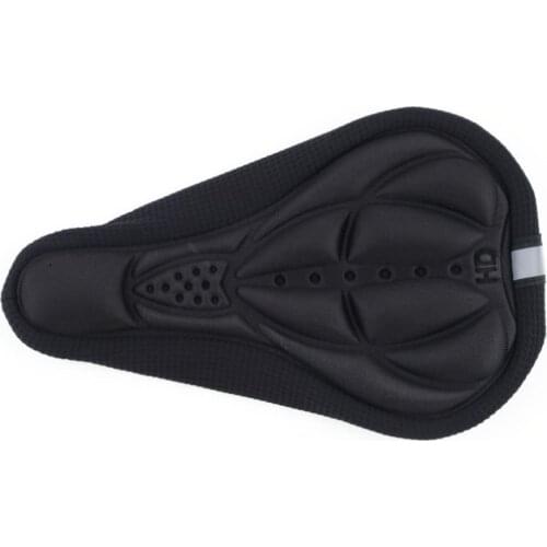 MTB Mountain Bike Cycling Thickened Extra Comfort Ultra Soft Silicone 3D Gel Bike Pad Cushion Cover Bicycle Saddle Seat 4 Colors