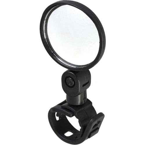 Bicycle Handlebar Reflector Rear View Mirror Mountain Bike Small Round Bike HD Wide-Range Adjustable Angles Mirror