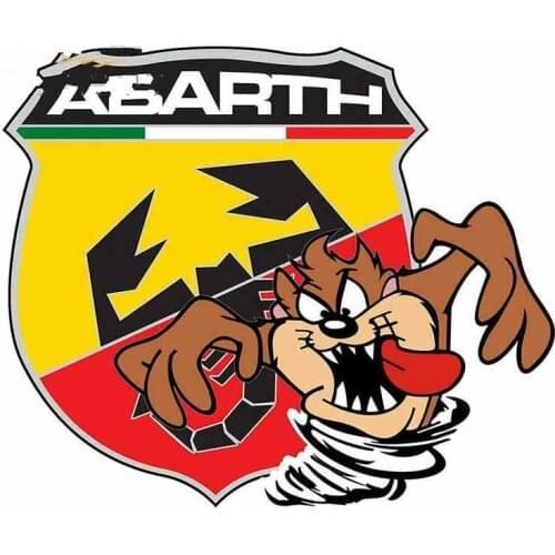 Hot Hot Funny Auto Car Sticker for Abarth TAZ Graphics Waterproof s Vinyl Decals Windshield Suv 13*11cm Vinyl