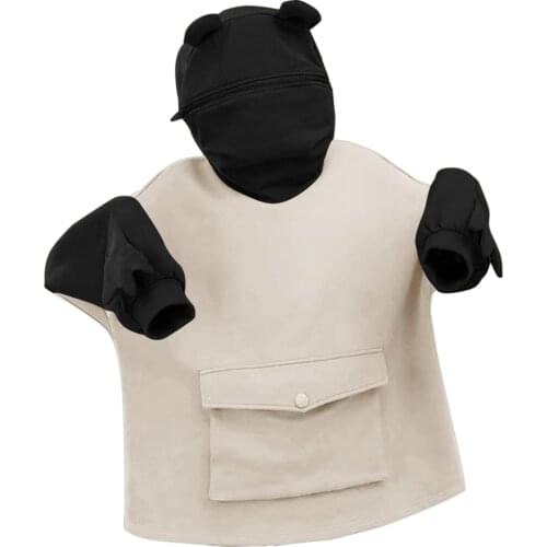 Women Autumn Loose Sweatshirt Harajuku Letters Printed Lovely Casual Hooded Hoodies Pullover Female Sudaderas Con Capucha