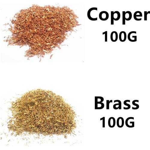 100g Copper/Brass Metal Shavings/Turings/Filings/Chips/Dust
