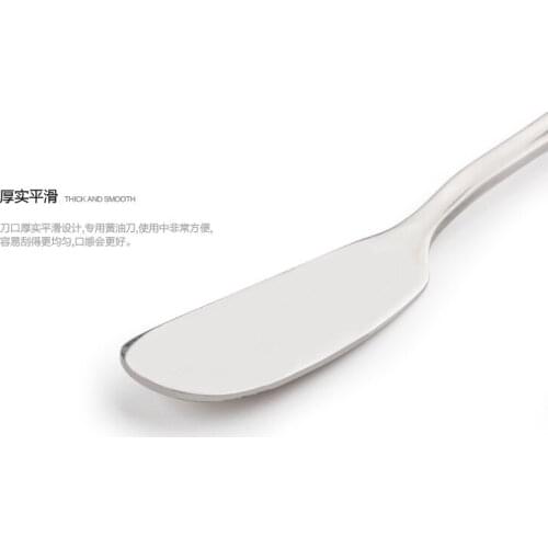 200pcs Stainless Utensil Cutlery Butter Knife Cheese Dessert Jam Spreader Breakfast Tool New
