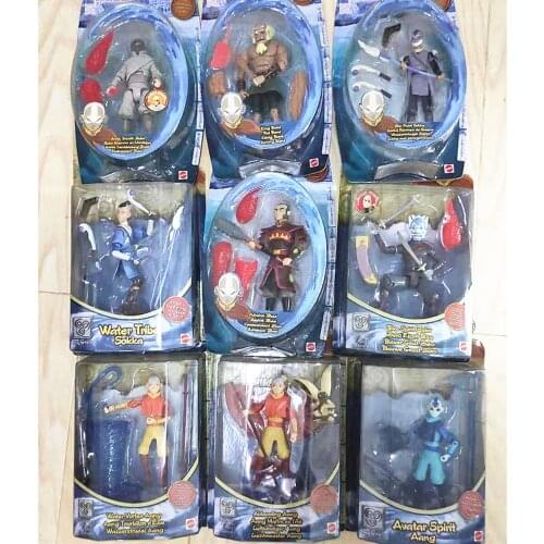 Avatar the last airbenders Aang Zuko Sokka Katara zhao King Bumi Action Figure Model Toy Gift Collectibles 6 inch rare