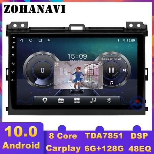 ZOHANAVI PIP function 8core Android 10.0 Car Radio for Toyota Prado 120 2004-2009 for Lexus GX470 multimedia video player system