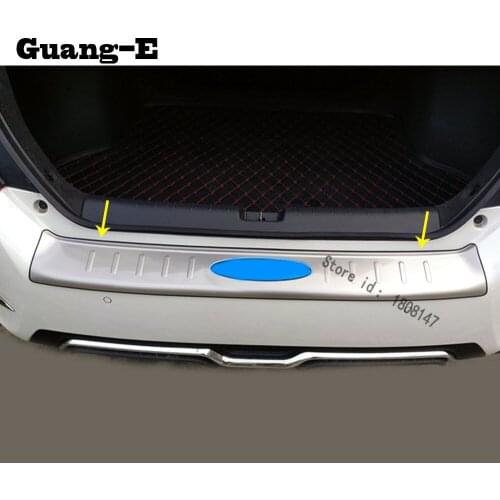 Car Sticker External Rear Bumper Panel Trunk Trim Cover Stainless Steel Plate Pedal For Honda Civic 10th Sedan 2016 2017 2018