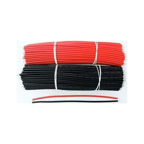 Free Shipping 50pcs pcb solder cable 26AWG 20cm Fly jumper wire cable Tin Conductor wires