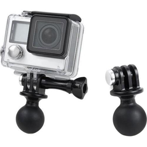 For Gopro RAM tripod Mount Ball Head Base Tripod Adapter Mount for Hero 8765 fusion MAX osmo Sjcam Xiaomi YI Sport action Camera