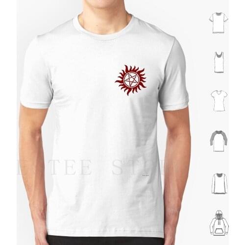 Supernatural T Shirt Cotton Men Diy Print Supernatural Sam Dean Cas Devils Trap Halloween Crowley Castile Angels Demon