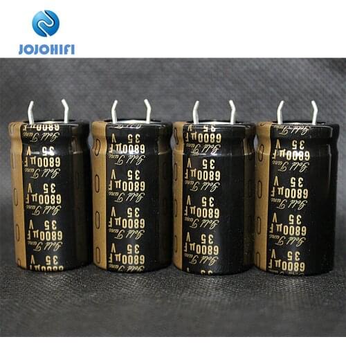 1pcs/2pcs/3pcs/4pc/5pc/6pc 6800UF 35V KG Type I 22*40mm Pitch 10mm 35V/6800uf Audio Capacitors Electrolytic Capacitor Alloy Feet