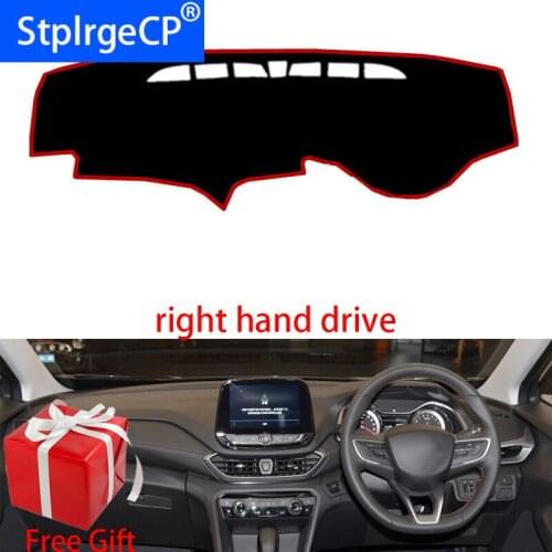 Car Dashboard Cover Mat for Chevrolet orlando 2018 2019 Right Hand Drive Dashmat Pad Dash Mat Covers Dashboard Accessories