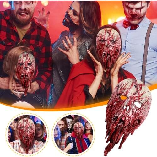 Halloween Cosplay Mask Halloween Mask Tricky Toy Holiday Party Gift Adult Horror Mask anonymous mask