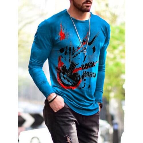 Mens Oversized Vintage Long Sleeve T Shirts 2021 Spring New Fashion Harajuku Ethnic Printed O Collared Tee Shirts Tops Akatsuki