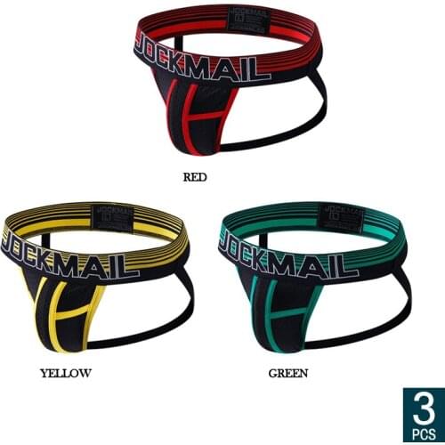 3Pcs/Set Mens Thong Sexy Breathable Mesh Low-Waist Hip Lifting Rear Air Double G-String Sports Male Undergarments