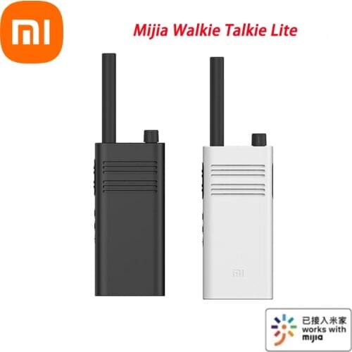 2021 new Xiaomi Mijia Walkie Talkie Lite Civil 5 Km Intercom Outdoor Handheld Mini Radio Talkie Walkie with mi home app