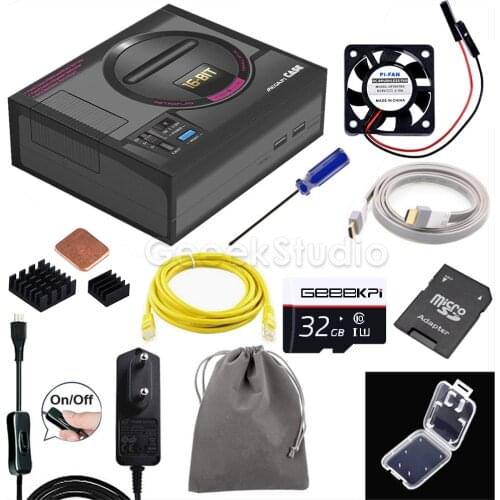 Retroflag Original MEGAPi Case With Functional Button, Optional Game Controller Carry Bag for Raspberry Pi 3 B Plus (3B+) / 3B