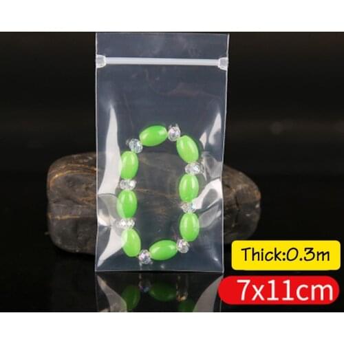 Transparent Reclosable Plastic Packaging Bag 10PCS 5x7cm/6x8cm/7x11cm Zip Lock Jewelry Food Poly Bags Zipper Clear Ziplock Bags