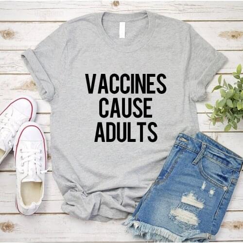 Vaccines Cause Adults T-Shirt Funny Pharmacy Hostipal Shirt with Quotes