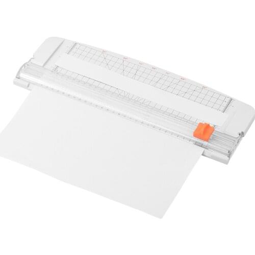 Plastic Base Paper Cutter Paper Photo Trimmers Scrapbook Trimmer Cutting Mat Machine Office Work Cutting Supplies for A4 Paper