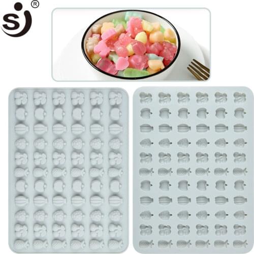 SJ Fruit Cherry 3d Silicone Chocolate Molds Cake Baking Tools Non-Stick Silicone Cake Mold Jelly Candy Mold 3D Mold DIY Bakeware