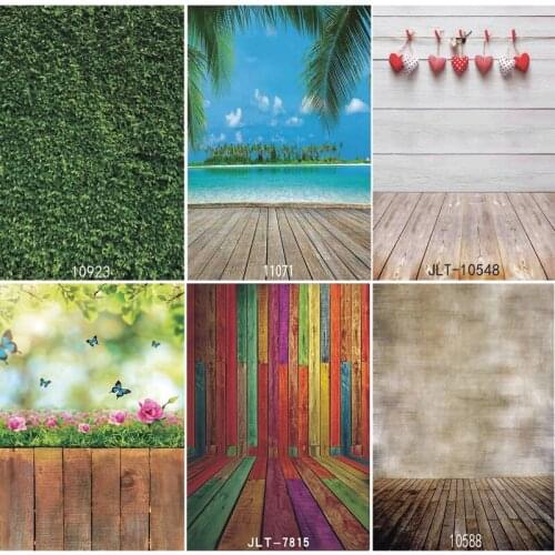 Vinyl Custom Photography Backdrops Prop Wooden Planks Theme Photography Background JL-26