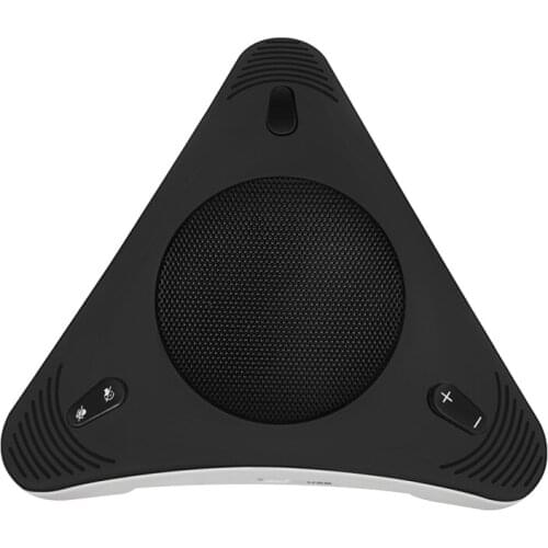 Omni-Directional Microphone USB Condenser Microphone with 3.5mm Interface for Business Conference PC Laptop Mic