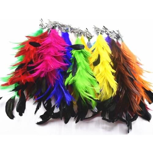 High quality 1Bunch Turkey feather flower 30CM wedding corsages Feathers craft for headdress DIY Stage props production plumes