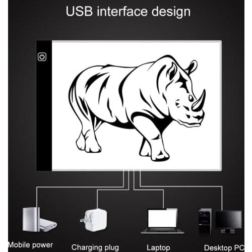 Write-through Board 9.5*6 Inch Board A5 Animation Copy Board, Painting Copy Table, Diamond Painting Luminous Writing Board