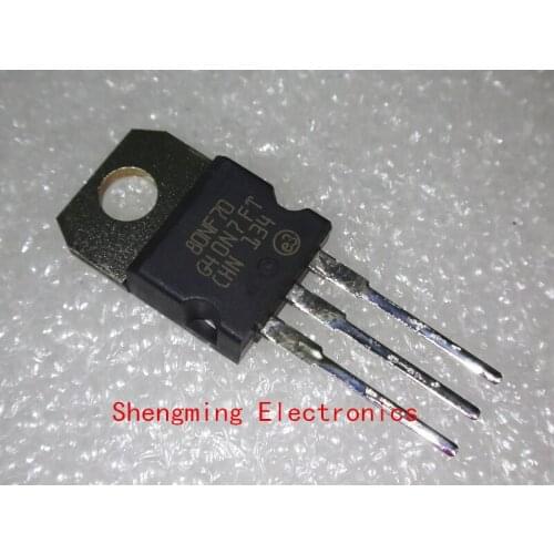 10PCS STP80NF70 80NF70 80A 70V MOSFET T0-220