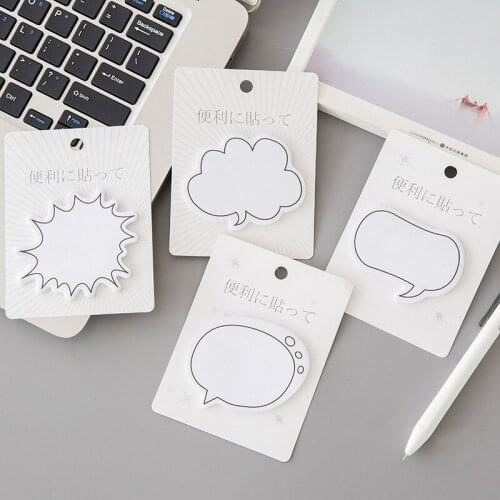 30Sheet/Pcs Dialog series memo pad paper notes sticky note notepad kids gift stationery papeleria office school supplies