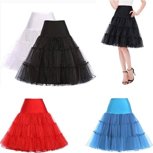 Free shipping bestdress pc001 RED BLACK WHITE SWING 50s PETTICOAT RETRO UNDERSKIRT ROCKABILLY SKIRT TUTU