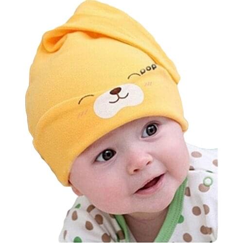 Hot Sale Beanies Boys Girls Baby Hats For Kids Cotton Newborn Infant Hat Winter Children Hat Knitted Beanies Warm Hat