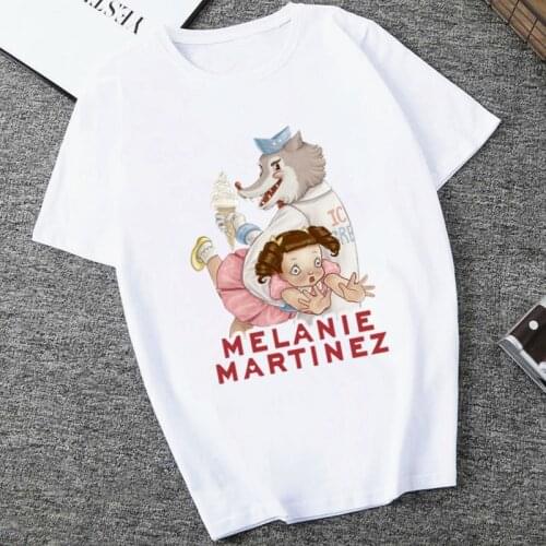 Melanie Martinez Cry Baby Hip Hop Hipster Vogue Womens Shirts Print Harajuku TShirt Short Sleeve Tshirt Sexy Vogue Girls Tops