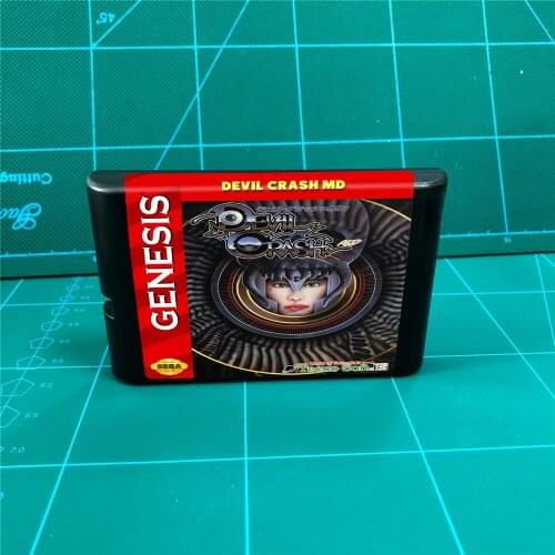 Devil Crash - 16 bit MD Games Cartridge For MegaDrive Genesis console