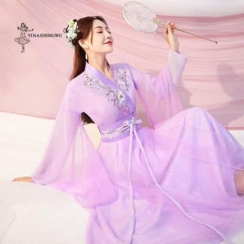 Chinese Traditional Womens Clothing Chinese Style Hanfu Traditional Dance Costume Hanfu Oriental Tang Suit Fairy Skirt Suit