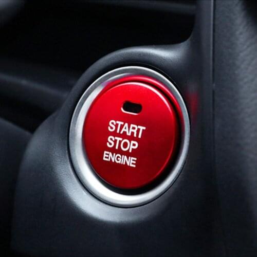 VCiiC START Engine Button Replace Cover STOP Key Accessories Switch Decoration For Mazda 3 BM BN 6 GJ1 GL CX-4 CX4 CX-5 CX5