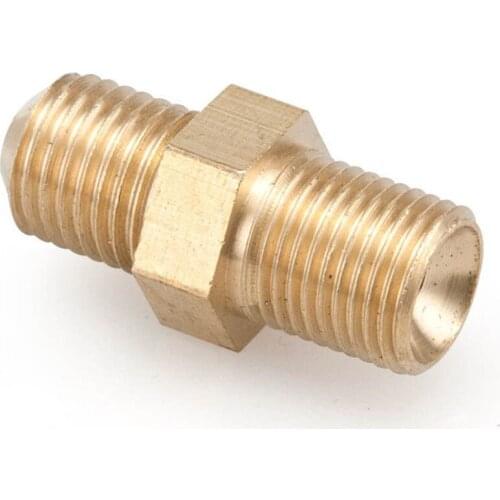 Brass Turbo Oil Feed Restrictor Fitting 4AN Male To Female .035" Restrictor