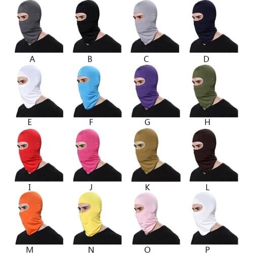 Summer 1 Hole Balaclava Ski Mask Hat Fashion Women Men Motorcycle Cycling Windproof Helmet Quick Dry Scarf Masks Decoration