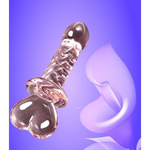 Love Love New Designed Glass Dildo Dilddo for Women Crystal Masturbator Glass Love Design Glass G-spot Stimulator Anal Penis