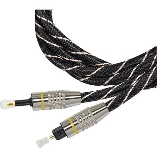 Mini 3.5mm Plug Digital Optical Audio Cable SPDIF Optical Fiber Line To Round Mouth TOSLINK Optical Audio Connector Dropship