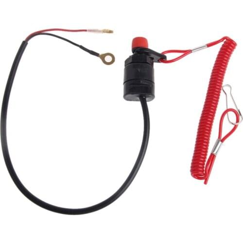 Safety Tether Lanyard Motorcycle Universal Boat Outboard Motor Kill Stop Switch