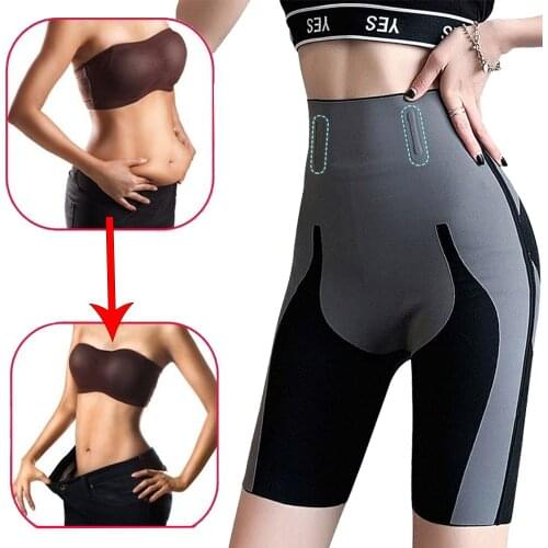 SURE YOU LIKE Women High Waist Trainer Yoja Fitness Shapewear Hip Raise Slimming Fat Burning Body Shaper Sports Abdomen Pants