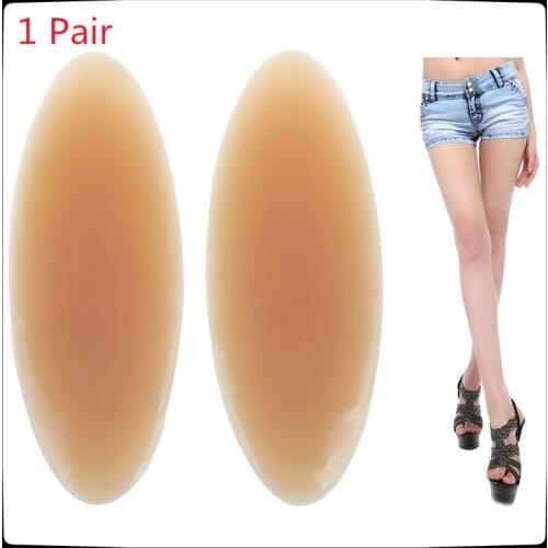 1 Pair Silicone Leg Onlays Leg Correctors Silicone Calf Pads Leg Onlays Soft Self-Adhesive for Crooked or Thin Legs