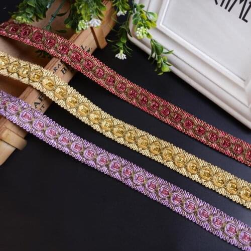 12yard/lot Lace Trim Ribbon Fabric Handmade Diy Sewing Craft For Costume Hat Shoes Decoration Cintas De Pasamanerias Dentelle