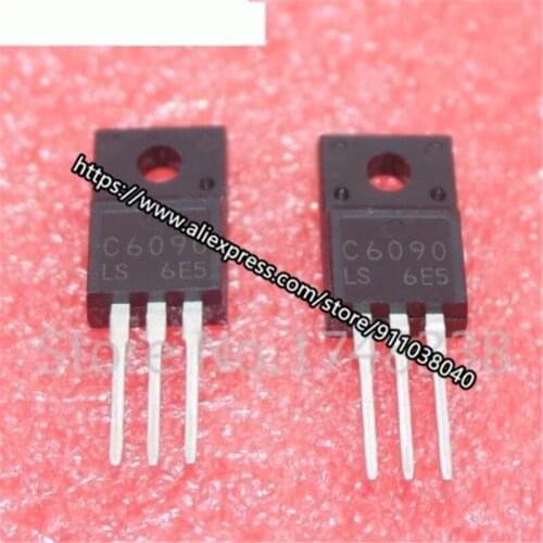 10PCS 2SC6090LS 2SC6090 C6090 C6090LS TO-220-F 10A 700V Color TV Horizontal Deflection Output Applications