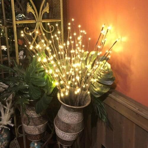 Atmosphere Fairy Lights Home Bedroom Party Vase Wedding Christmas Decoration LED Branch Lamps 20LEDs Battery Operated Table Lamp